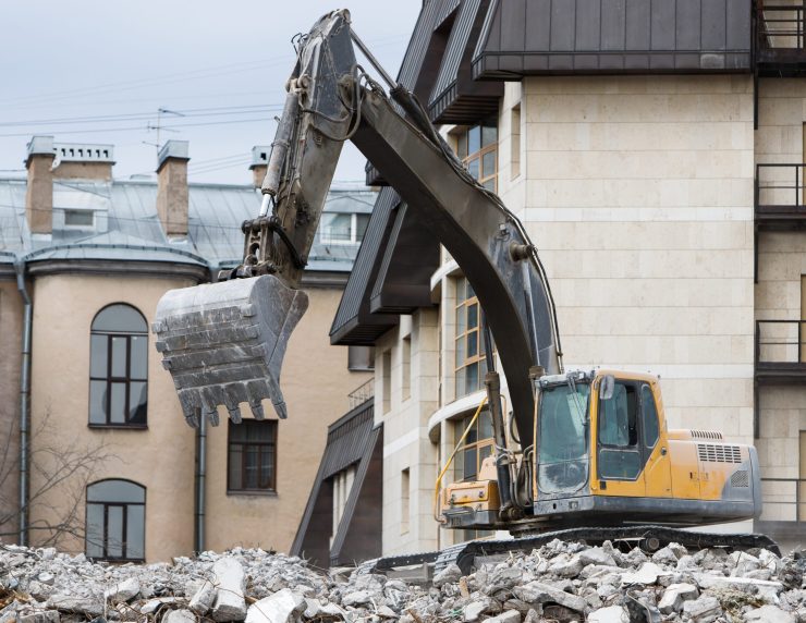 . Dismantling of house.